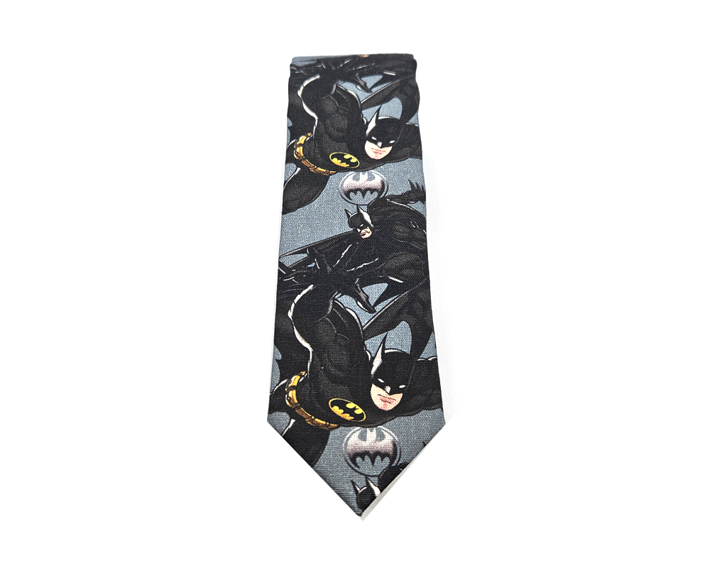 Corbata Batman Gris