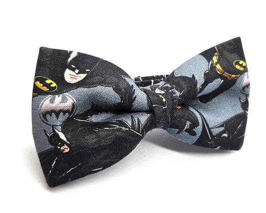 Pajarita Batman Gris