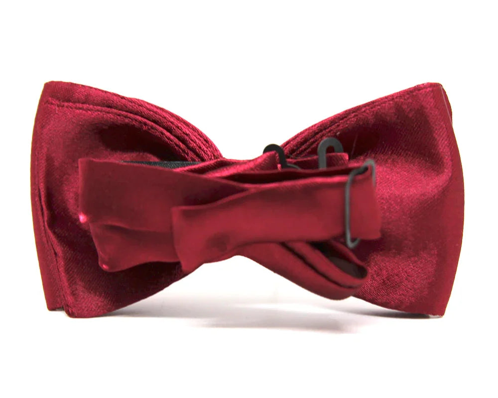 Pajarita Granate Raso