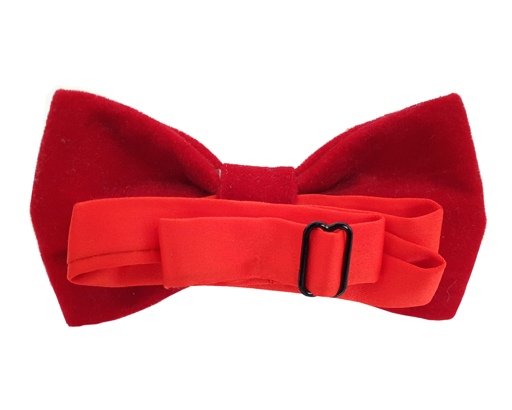 Pajarita Terciopelo Granate