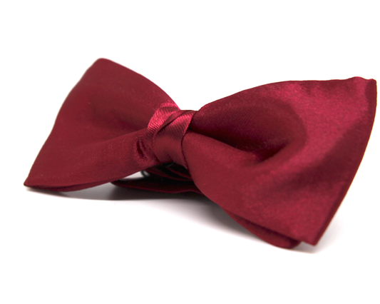 Pajarita Granate Raso